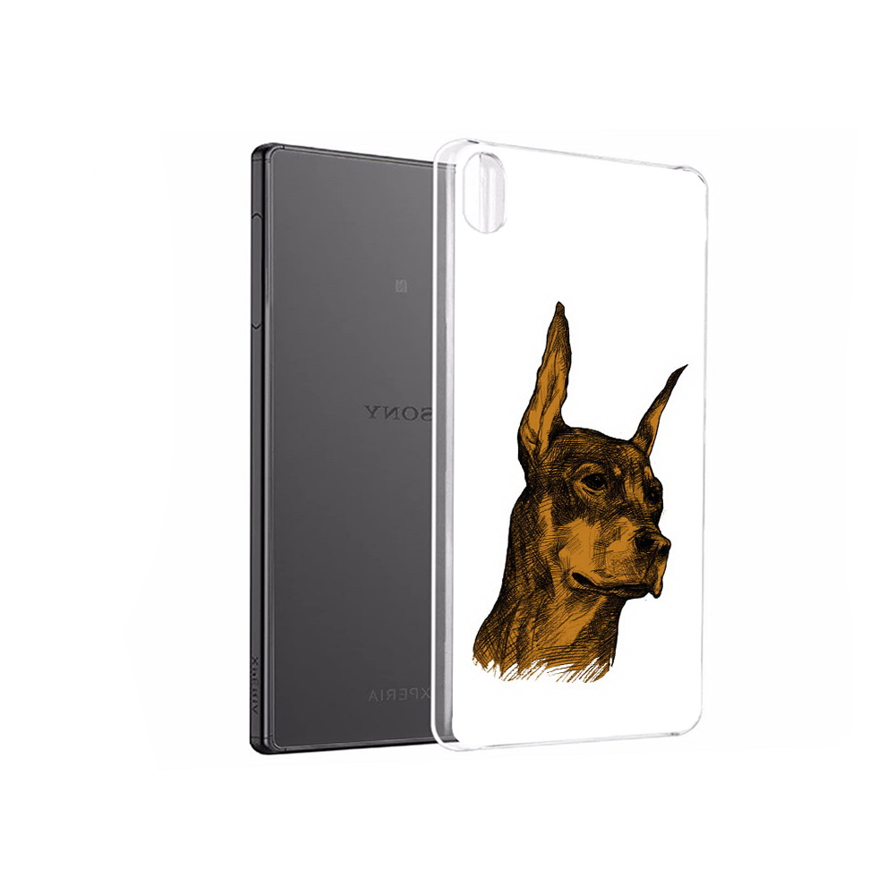 

Чехол MyPads Tocco для Sony Xperia X Performance скетч доберман (PT28977.239.605), Прозрачный, Tocco