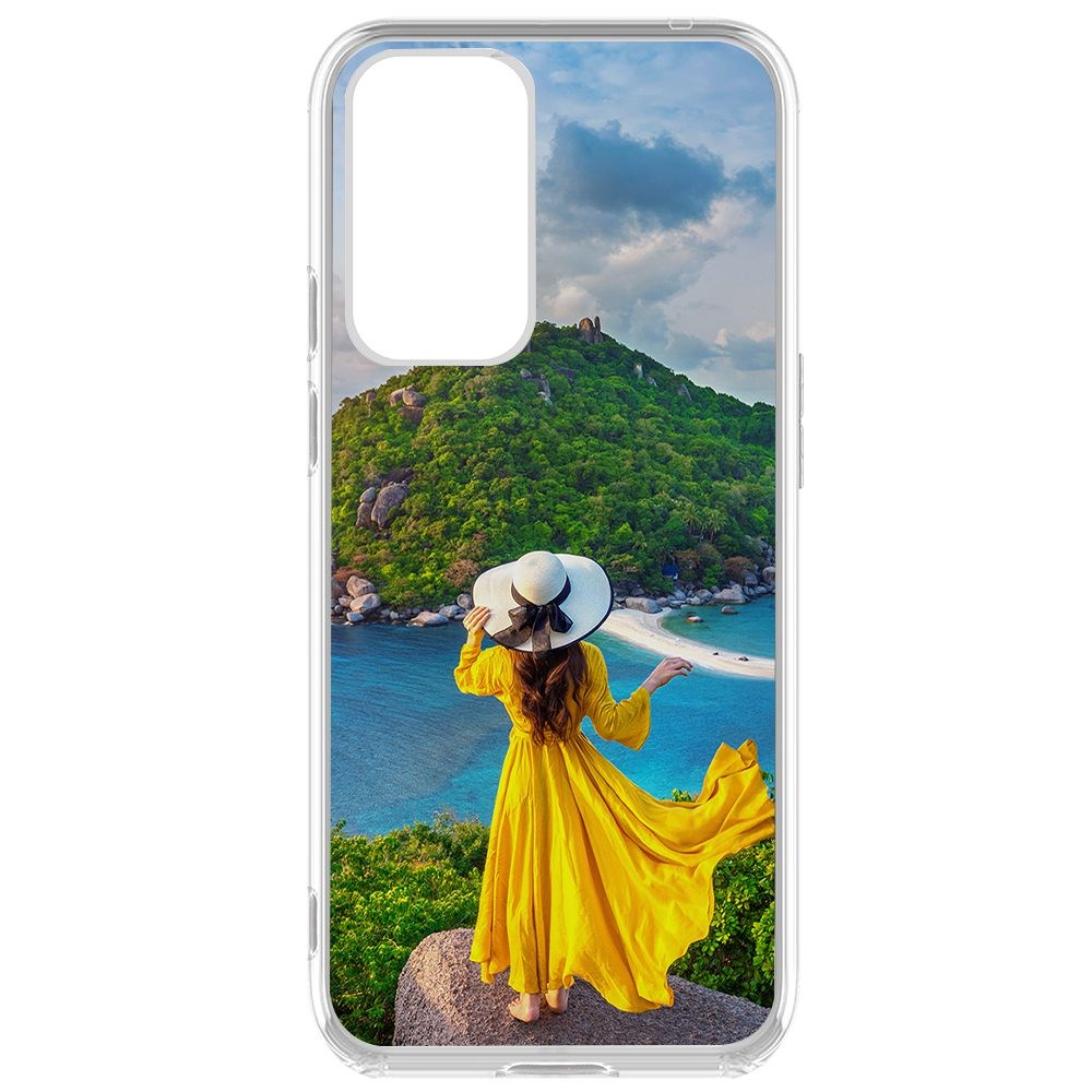

Чехол-накладка Krutoff Clear Case Платье летнее женское для OnePlus 9 Pro, Прозрачный