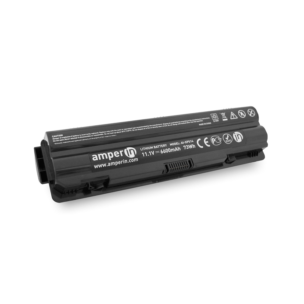 фото Аккумуляторная батарея amperin для ноутбука dell xps 14/15/17 11.1v 6600mah ai-xps14