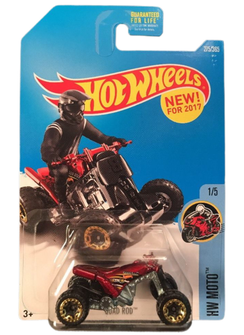 фото Машинка hot wheels коллекционная quad rod бордовый/черный dvc00