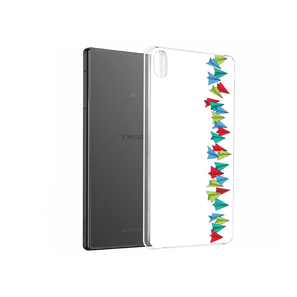 

Чехол MyPads Tocco для Sony Xperia X Performance самолетики из листочков (PT28977.239.593), Прозрачный, Tocco
