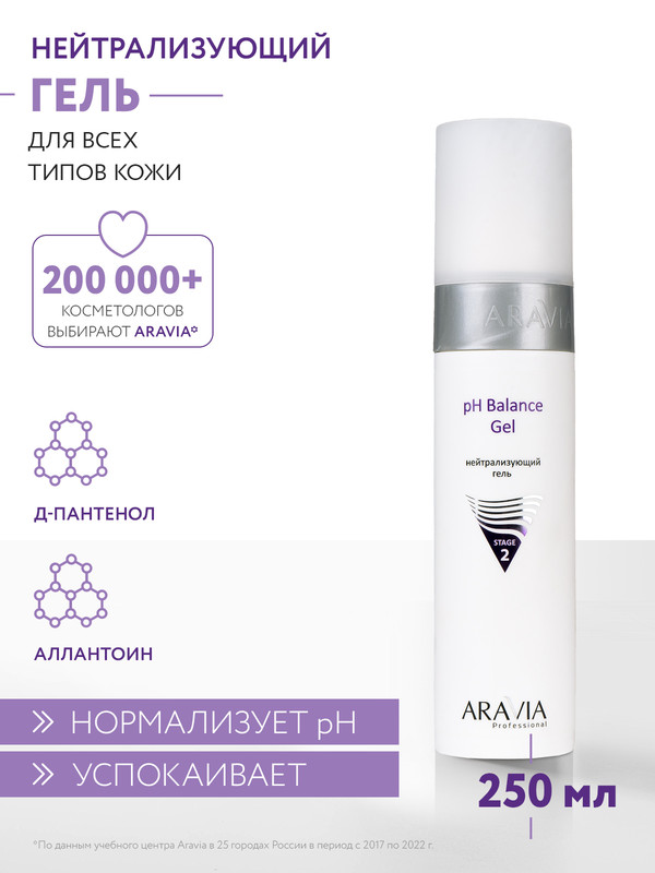 Гель после пилинга ARAVIA Professional рН Balance Gel нейтрализующий 250 мл