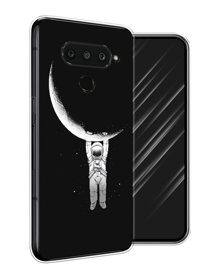 

Чехол Awog на LG V50 ThinQ "Космонавт", Белый;черный, 83850-4