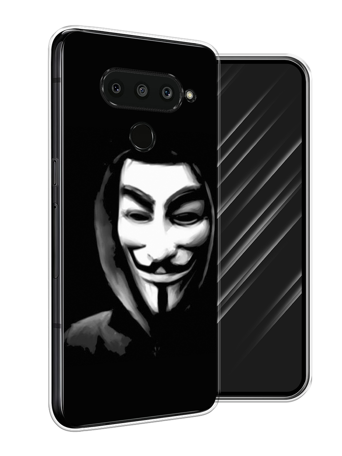 

Чехол Awog на LG V50 ThinQ "Анонимус", Черный;серый;белый, 83850-5