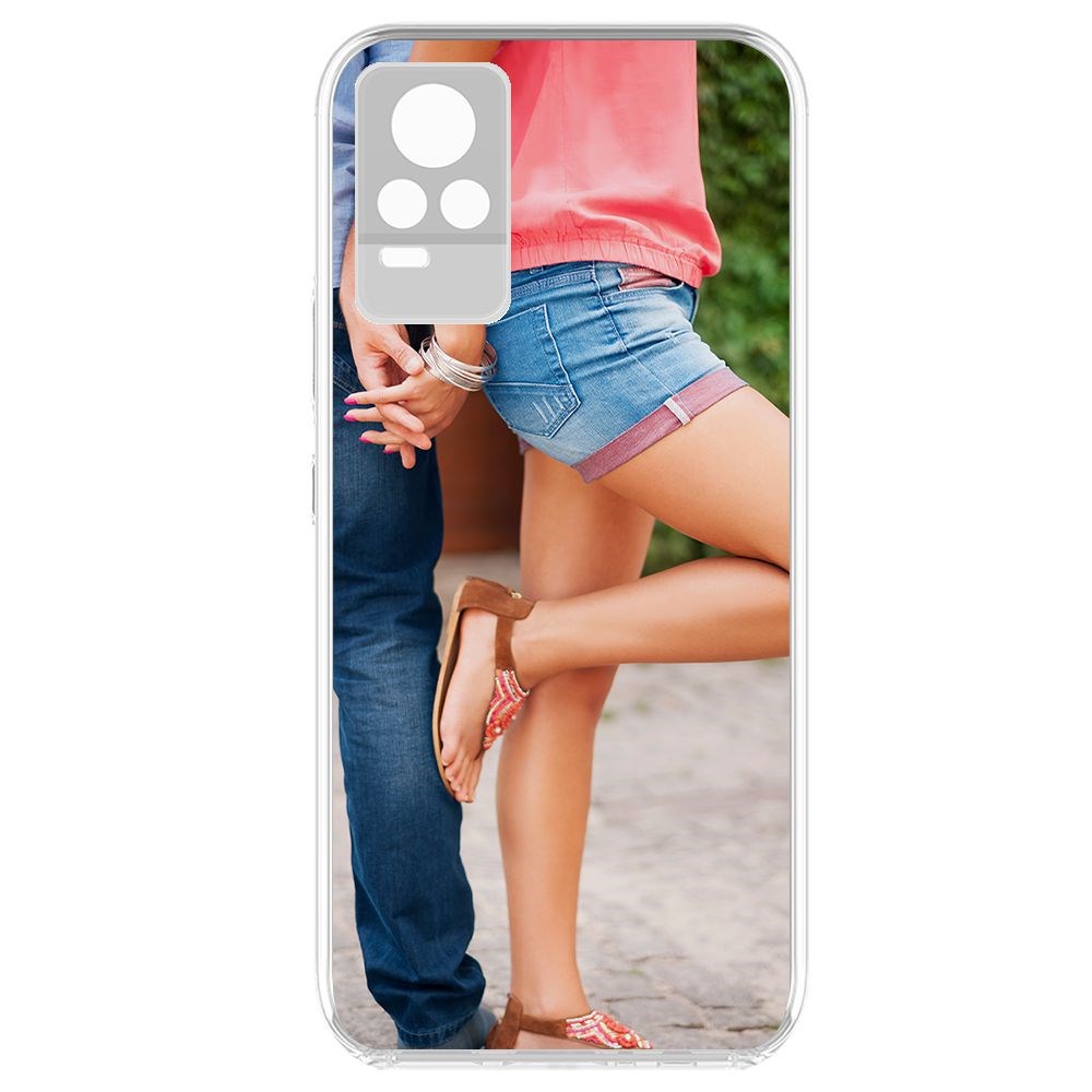 

Чехол-накладка Krutoff Clear Case Босоножки женские для Vivo V21e