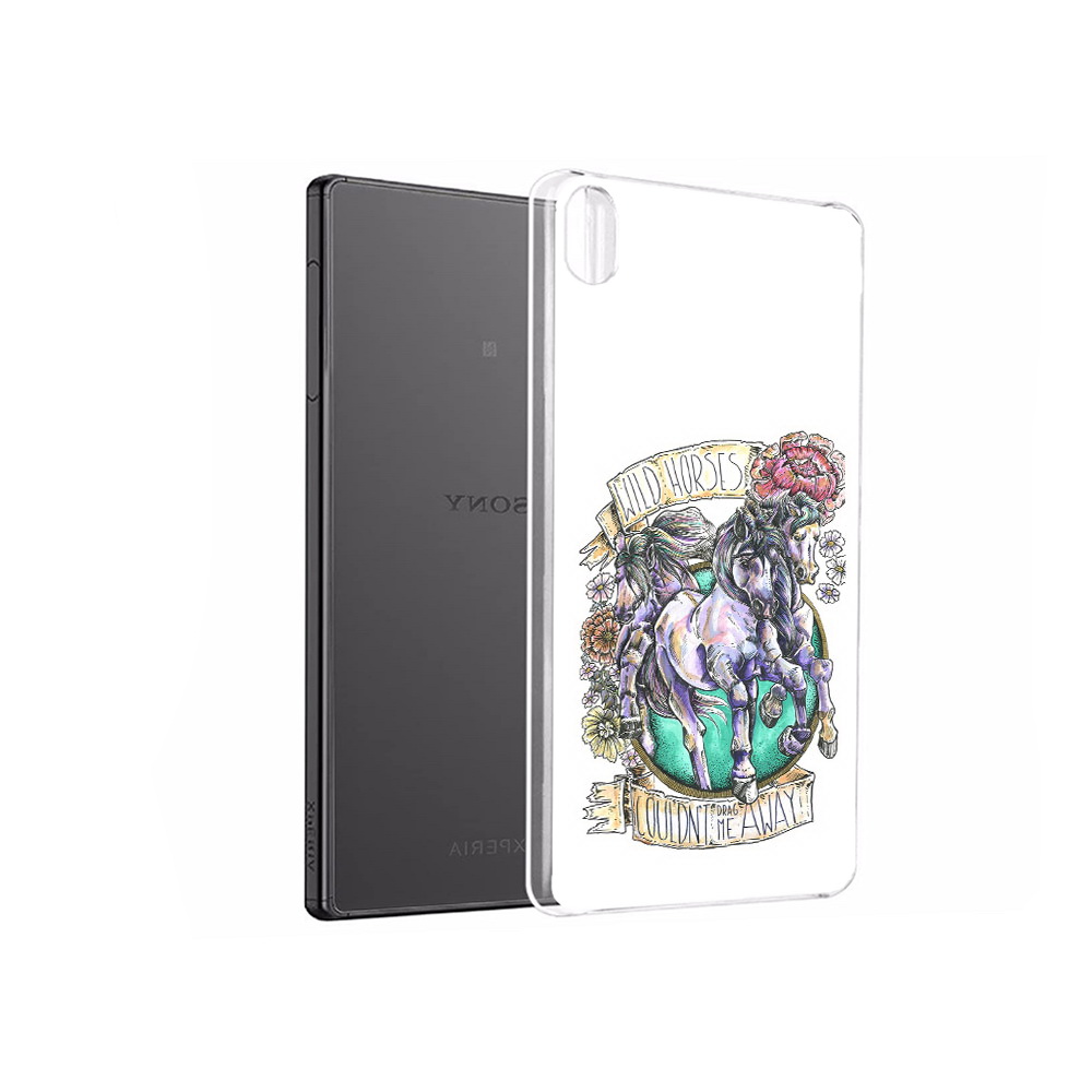 

Чехол MyPads Tocco для Sony Xperia X Performance рисунок коней в цветах (PT28977.239.582), Прозрачный, Tocco