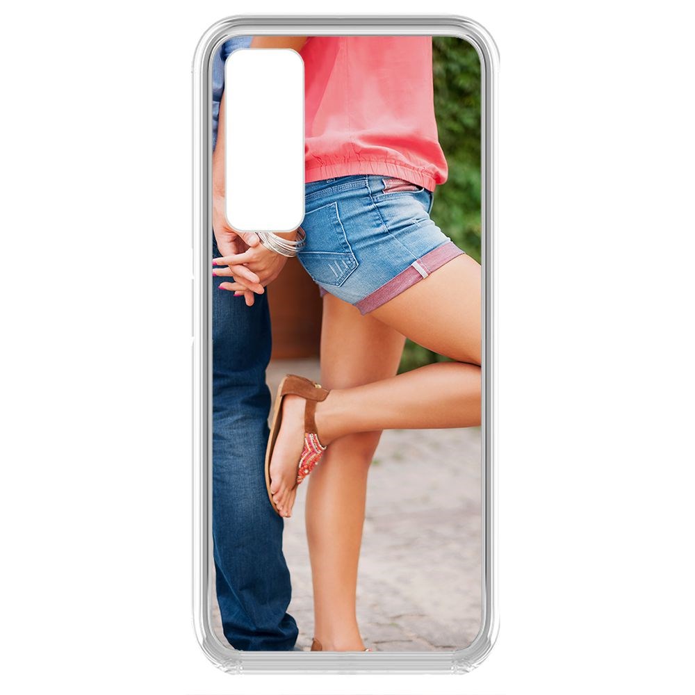 

Чехол-накладка Krutoff Clear Case Босоножки женские для Huawei P Smart (2021)