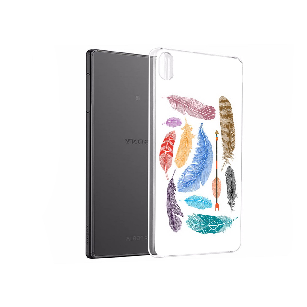 

Чехол MyPads Tocco для Sony Xperia X Performance разноцветные перья (PT28977.239.572), Прозрачный, Tocco