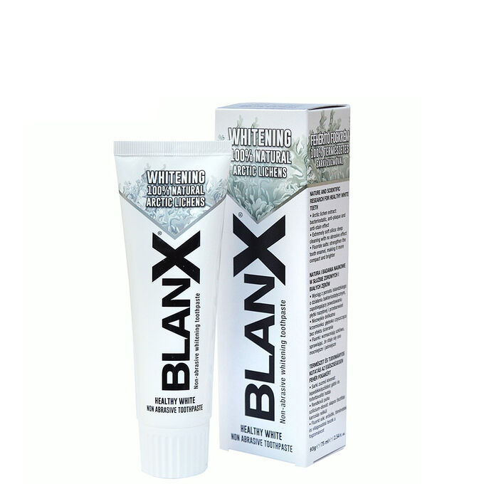 Паста зубная отбеливающая Advanced Whitening BlanX Classic 75 мл blanx паста зубная отбеливающая в тубе blanx med extra white 50 мл