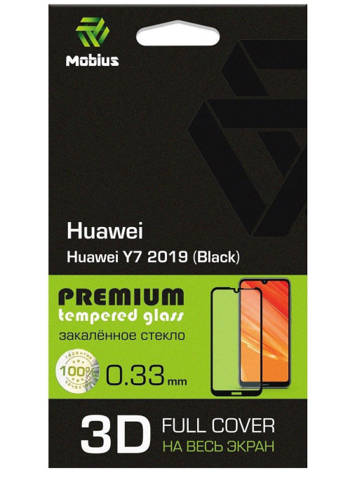

Защитное стекло MOBIUS для Huawei Y7 2019 3D Full Cover (Black) (4232-267), для Huawei Y7 2019 3D Full Cover (Black)