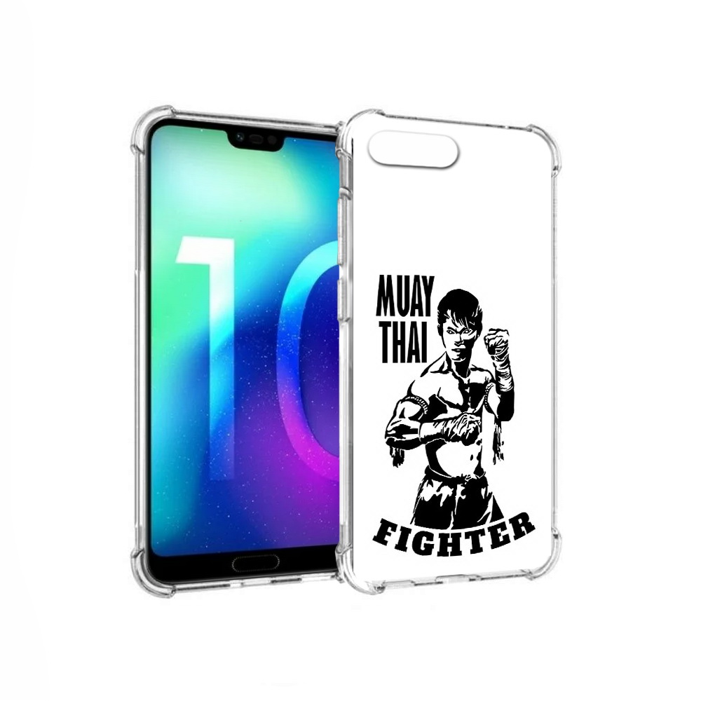 

Чехол MyPads Tocco для Huawei Honor 10 Единоборства муайтай (PT142657.34.76), Прозрачный, Tocco