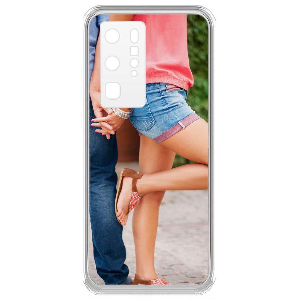 

Чехол-накладка Krutoff Clear Case Босоножки женские для Huawei P40 Pro