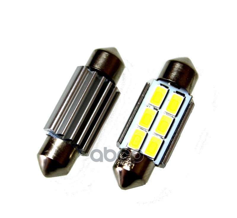 Лампа Светодиод 12v5w Sv8.5-8 Nord Yada 6smd 5730 С Радиатором И Обманкой Белая NORD YADA