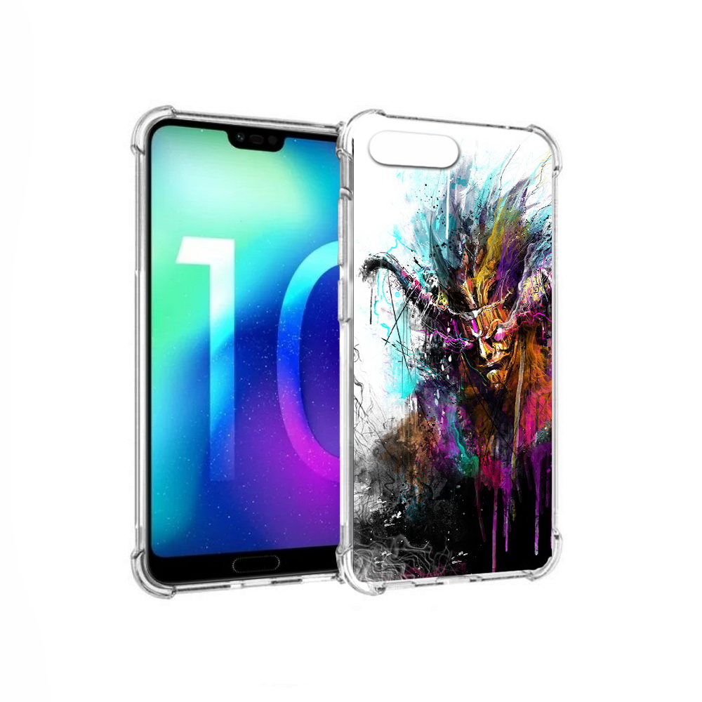 

Чехол MyPads Tocco для Huawei Honor 10 яркий дьявол (PT142657.34.709), Прозрачный, Tocco