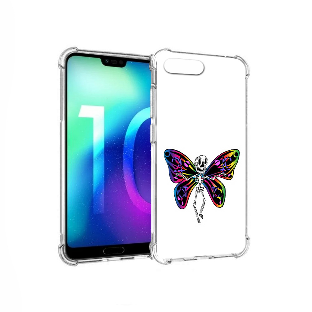 

Чехол MyPads Tocco для Huawei Honor 10 эффект бабочки (PT142657.34.701), Прозрачный, Tocco
