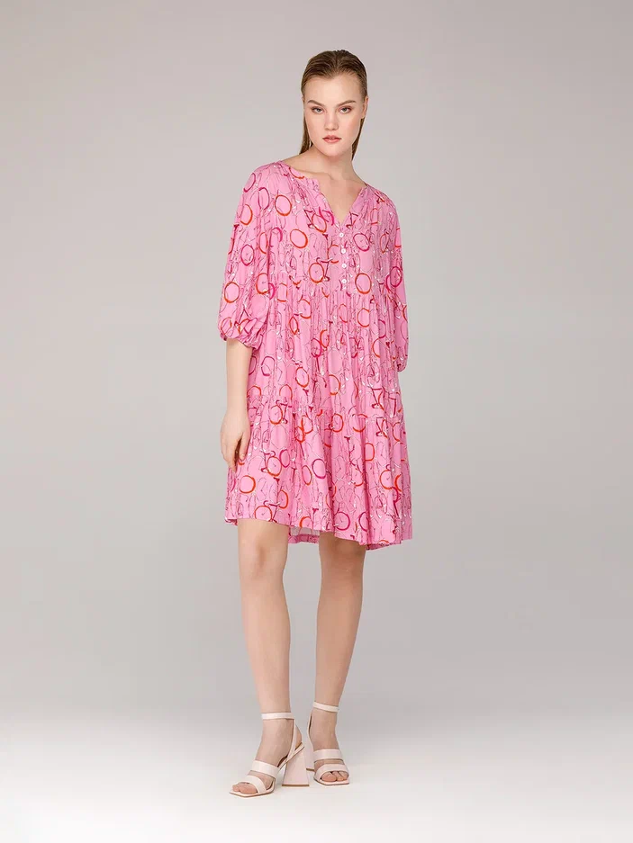 Платье женское Helmidge 11374 розовое 44