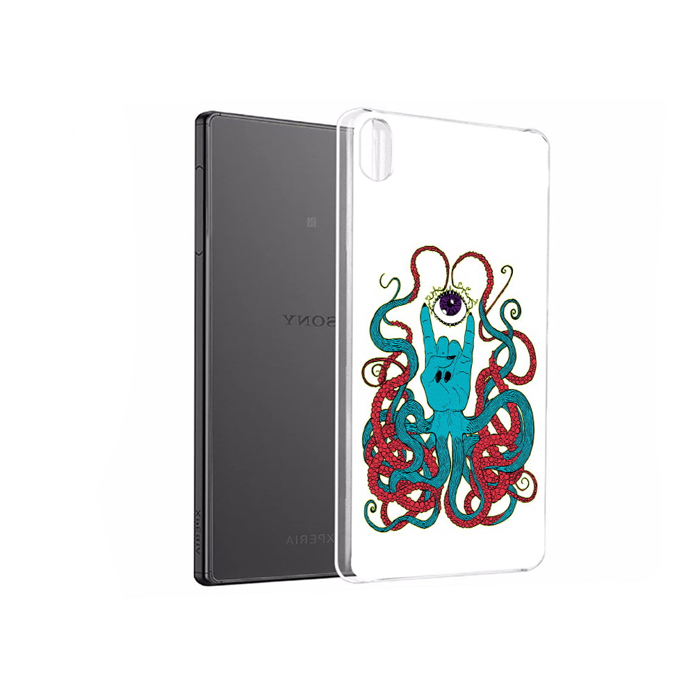 

Чехол MyPads Tocco для Sony Xperia X Performance осьминог-рука абстракция, Прозрачный, Tocco