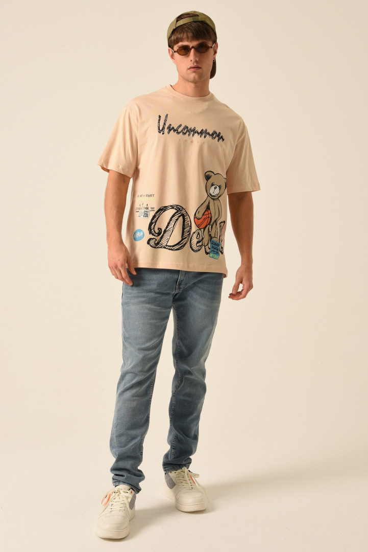 

Футболка мужская King Brich T-SHIRT1111 бежевая XL (товары доставляются из-за рубежа), T-SHIRT1111