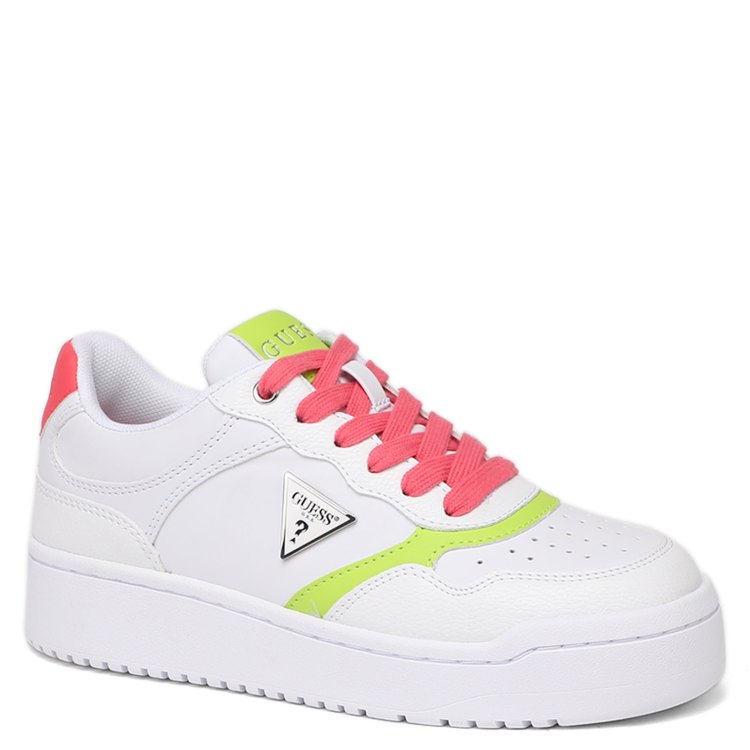 

Кеды женские Guess FLPMIRELE12 белые 39 EU, Белый, FLPMIRELE12