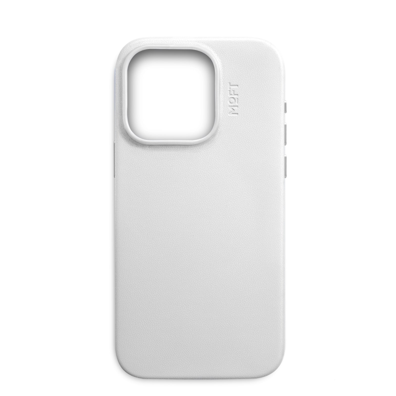 Чехол MOFT Vegan Leather Snap Phone Case для iPhone 15 Pro, белый