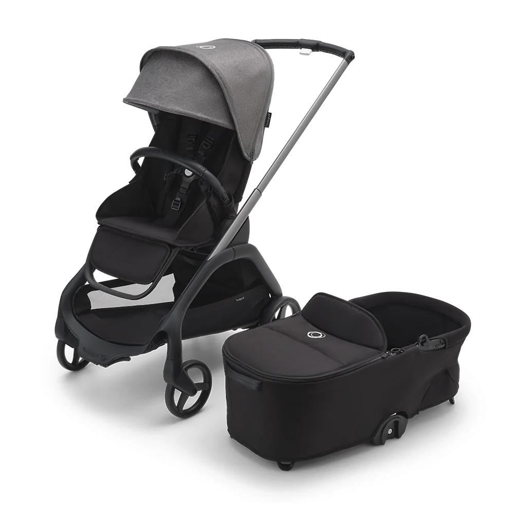 Коляска 2 в 1 Bugaboo Dragonfly Graphite Black Grey Melange 160900₽