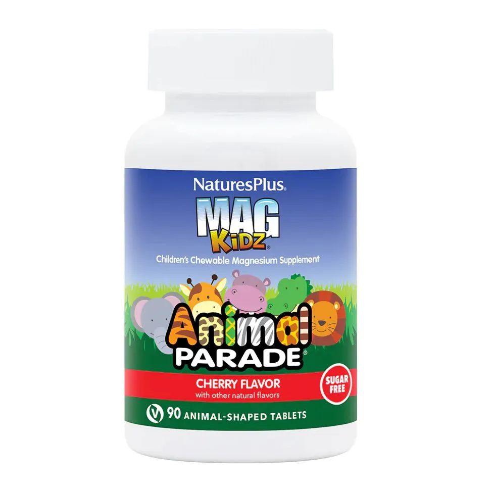 NaturesPlus Animal Parade Mag Kidz, 90 жевательных таблеток