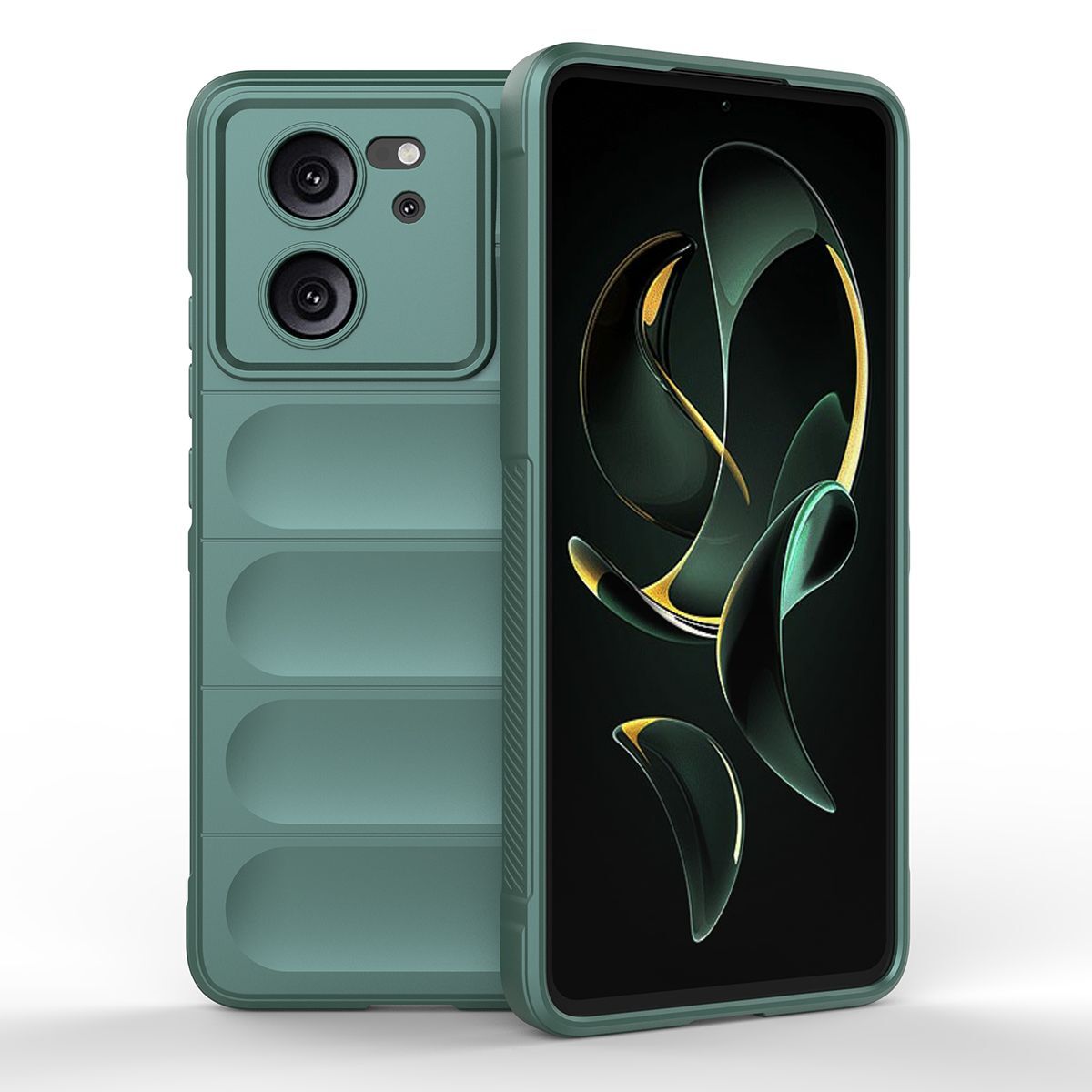 

Противоударный чехол Flexible Case для Xiaomi 13T/13T Pro, зеленый, Flexible Case