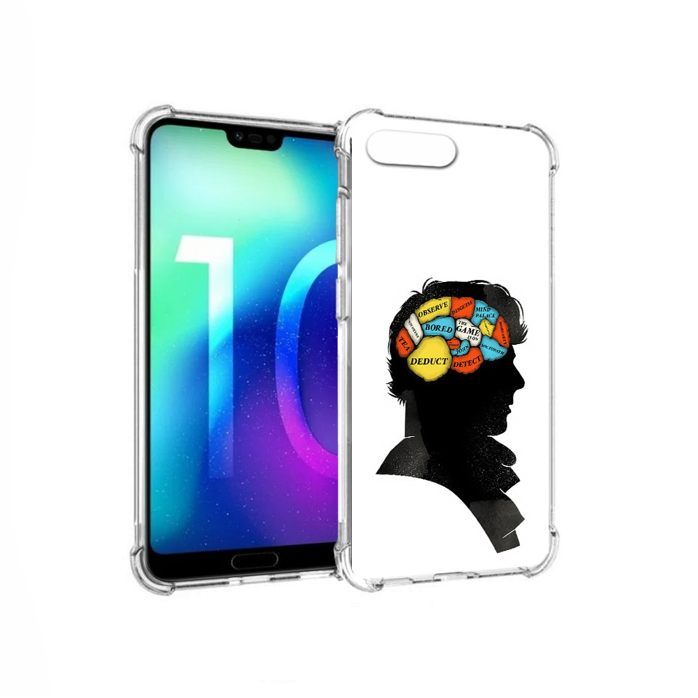 

Чехол MyPads Tocco для Huawei Honor 10 темный рисунок (PT142657.34.640), Прозрачный, Tocco