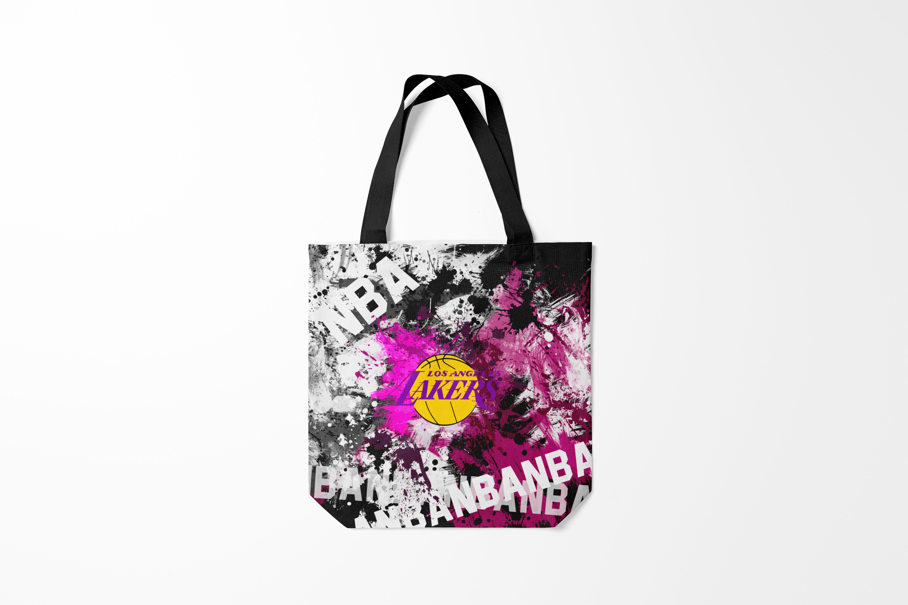 

Сумка шoппер унисекс Burnettie Los Angeles Lakers LA, фиолетовый, Los Angeles Lakers LA