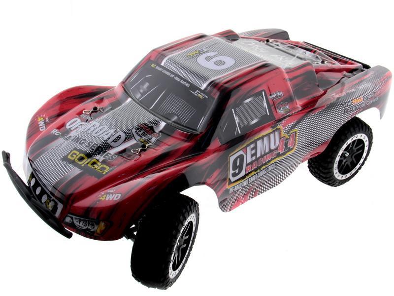 Радиоуправляемый шорт-корс трак Remo Hobby Truck 9emu 4WD RTR, 1:10, 2.4G, RH1021-RED conusea 1 24 alloy car model garbage truck vehicle rubbish tractor model toys for boys kids car toy collection hobby