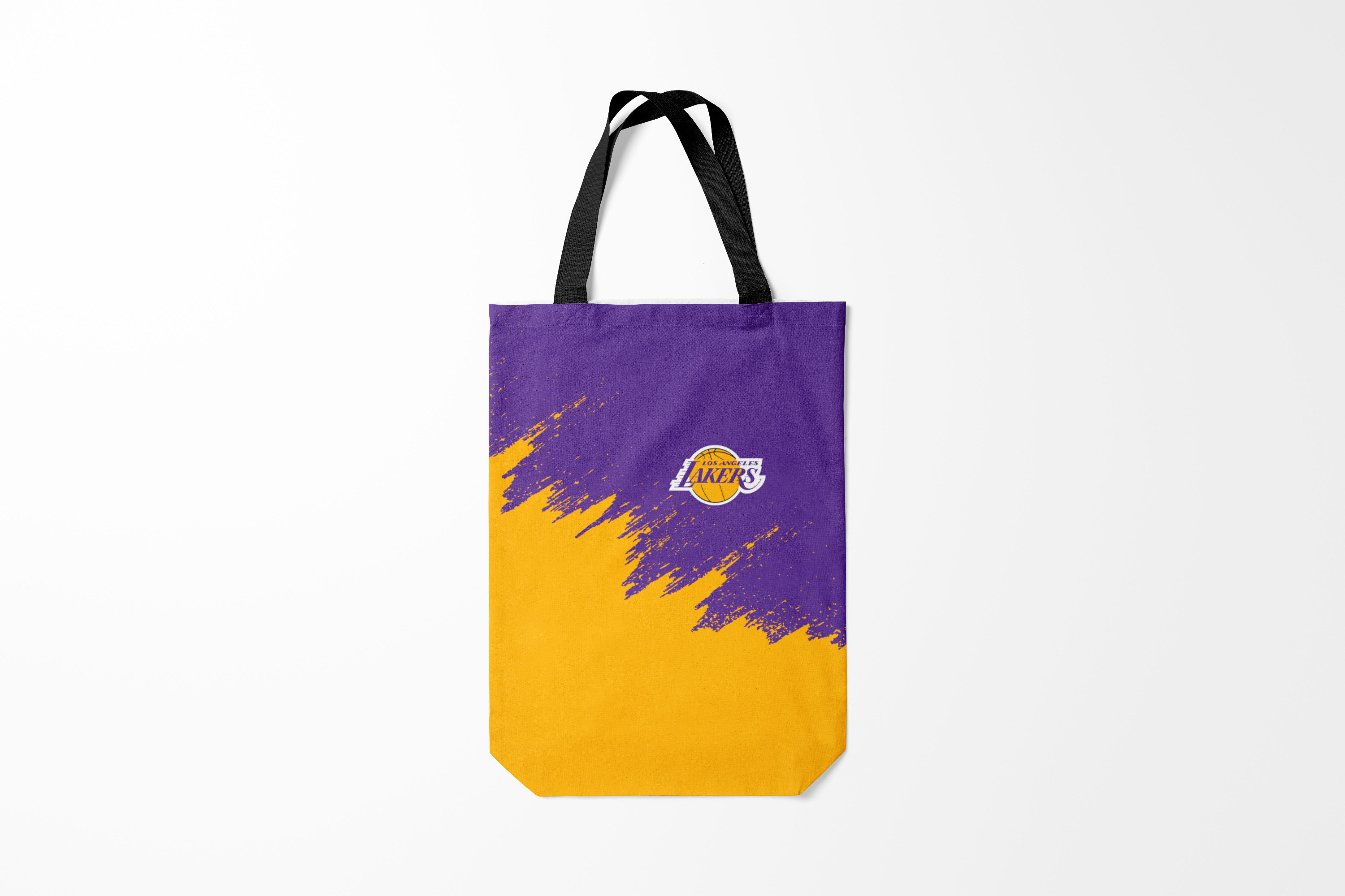 

Сумка шoппер унисекс Burnettie Los Angeles Lakers 1, фиолетовый; желтый, Los Angeles Lakers 1