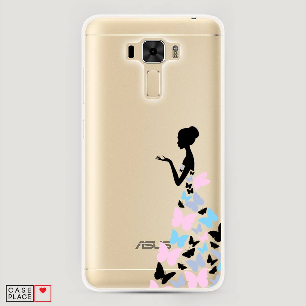 фото Чехол awog "платье из бабочек" для asus zenfone 3 laser zc551kl