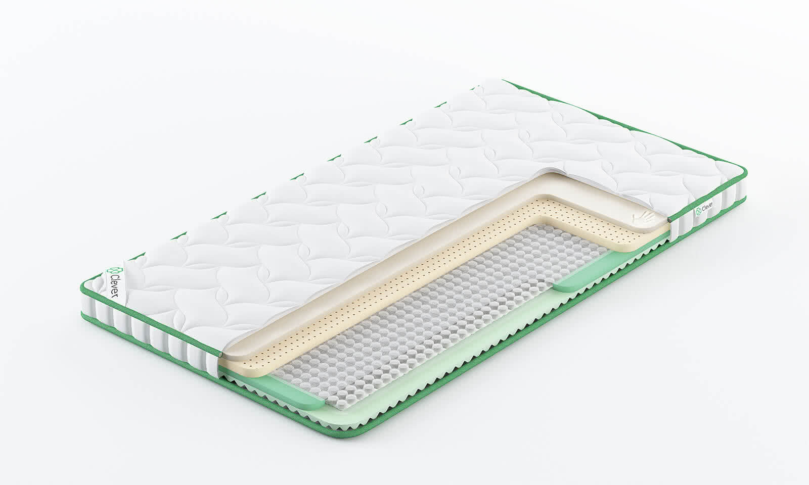 

Топпер Clever NanoTouch Mix 180x200, Белый, NanoTouch Mix