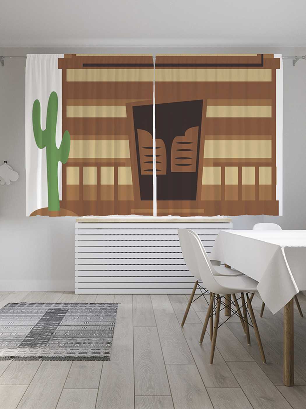 

Шторы JoyArty c фотопечатью "Добро пожаловать в незаконный салун" из сатена, 290х180 см, Добро пожаловать в незаконный салун