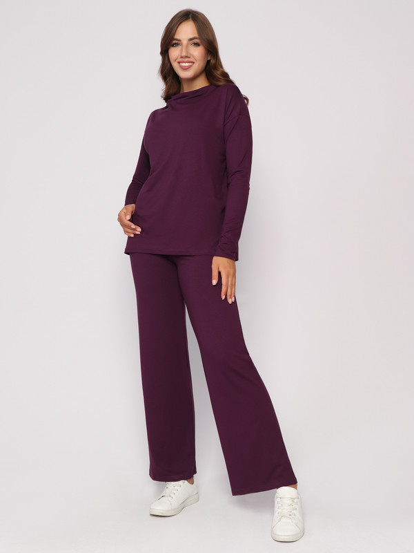 

Комплект домашний женский Fashion Margo КЖ0251 фиолетовый 58 RU, КЖ0251