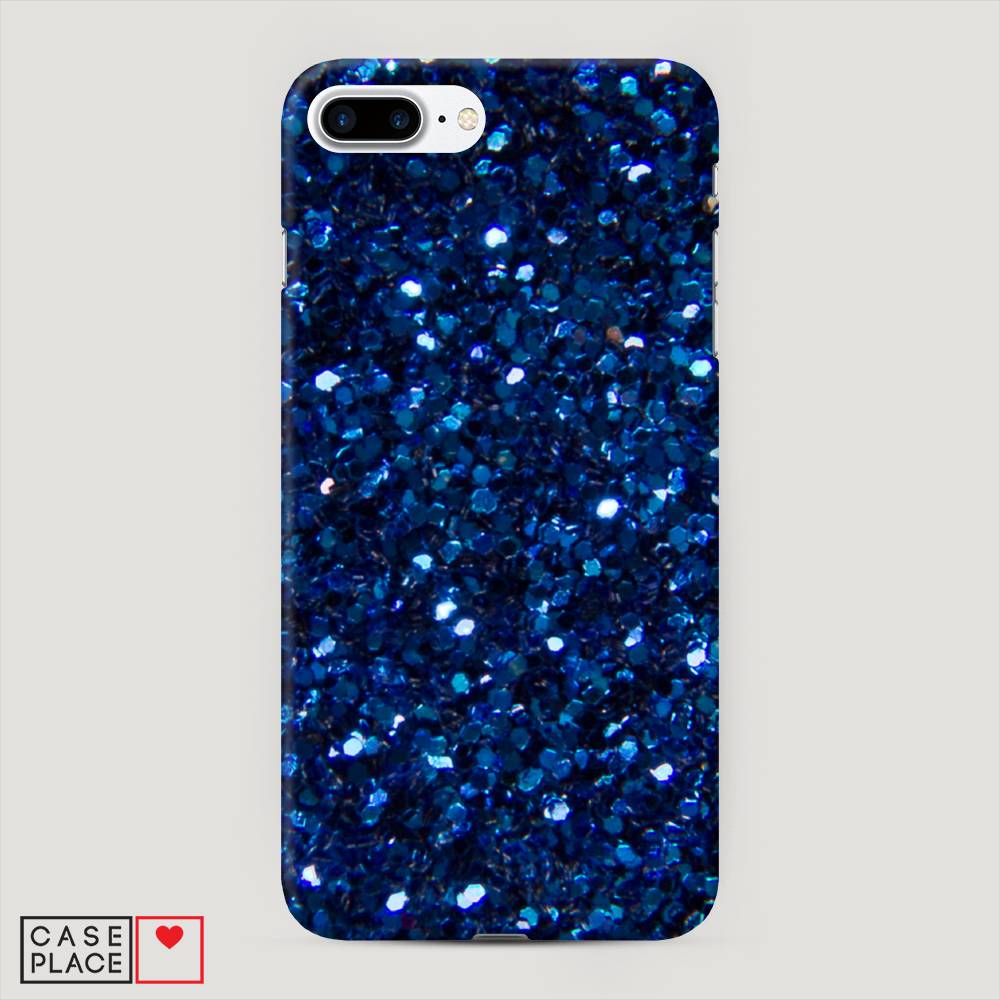 

Пластиковый чехол "Синие блестки рисунок" на Apple iPhone 8 Plus, 10920-2