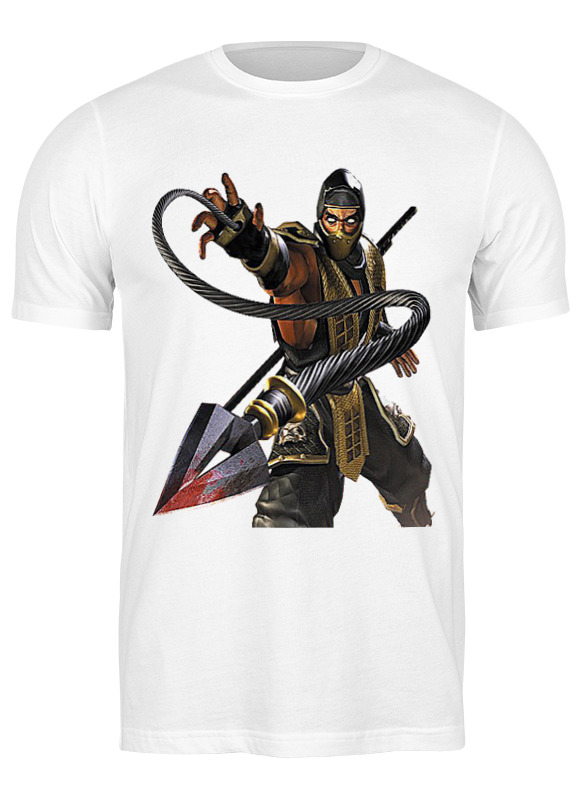 

Футболка мужская Printio Mortal kombat белая 2XL, Белый, Mortal kombat