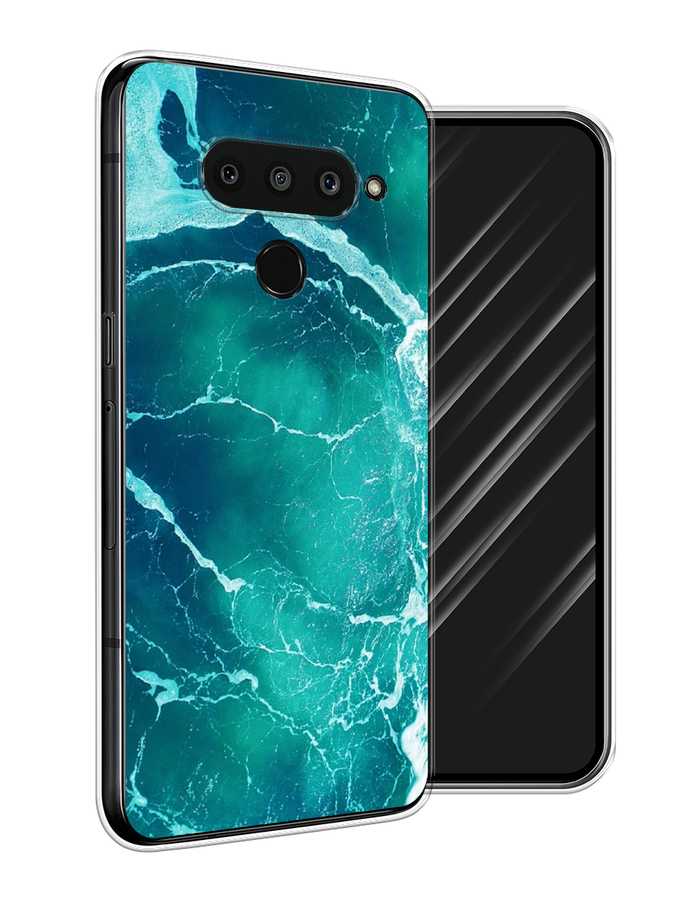 

Чехол Awog на LG V50 ThinQ "Изумрудный океан", Голубой;синий, 83850-4