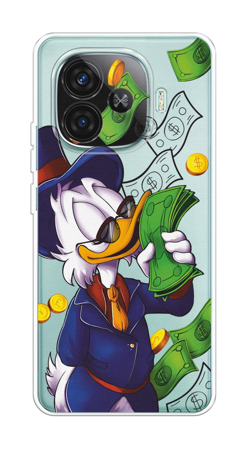 

Чехол на Vivo iQOO Z9 Scrooge McDuck with Money, Синий;зеленый;белый, 2612150-1