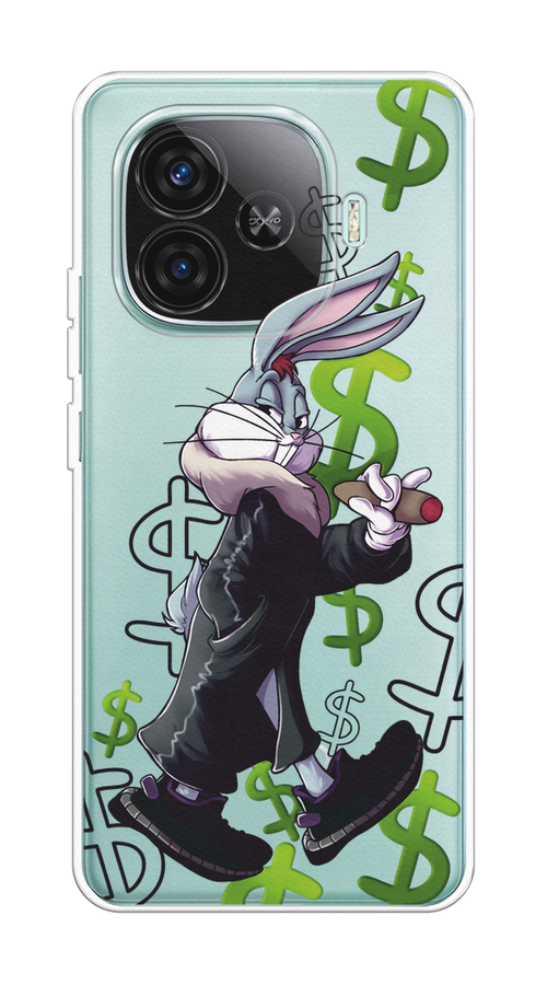 

Чехол на Vivo iQOO Z9 Rich Bugs Bunny, Зеленый;черный;голубой, 2612150-1