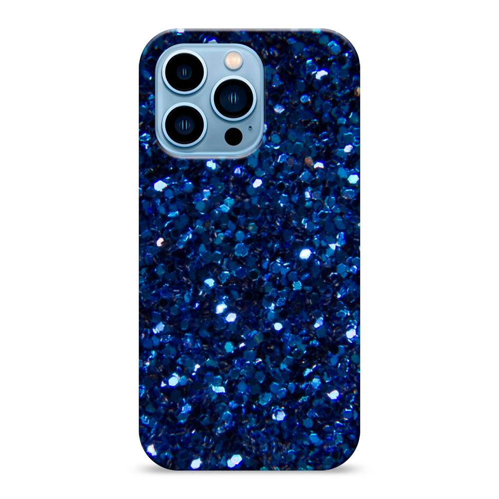 

Пластиковый чехол "Синие блестки рисунок" на Apple iPhone 13 Pro, 14320-2