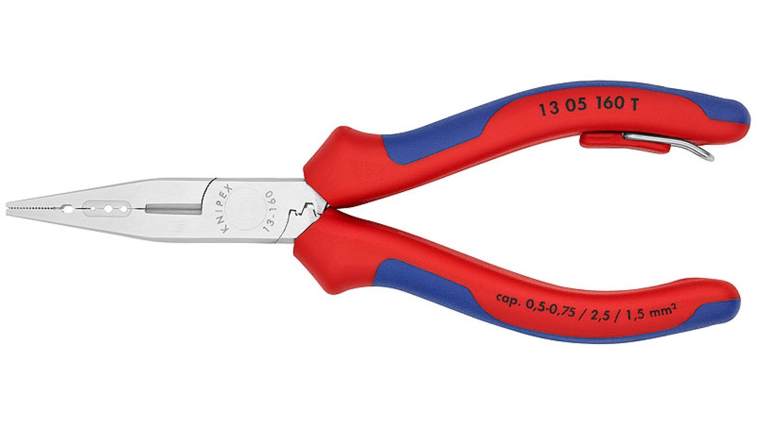 

Плоскогубцы Knipex KN-1305160TBK, 160 мм, хром, KN-1305160TBK