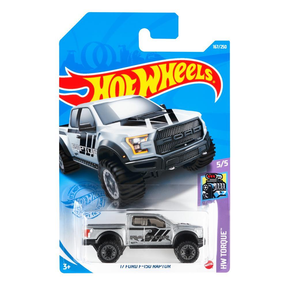 

Машинка Hot Wheels коллекционная 17 FORD F-150 RAPTOR серый/черный GRY06, GRY06