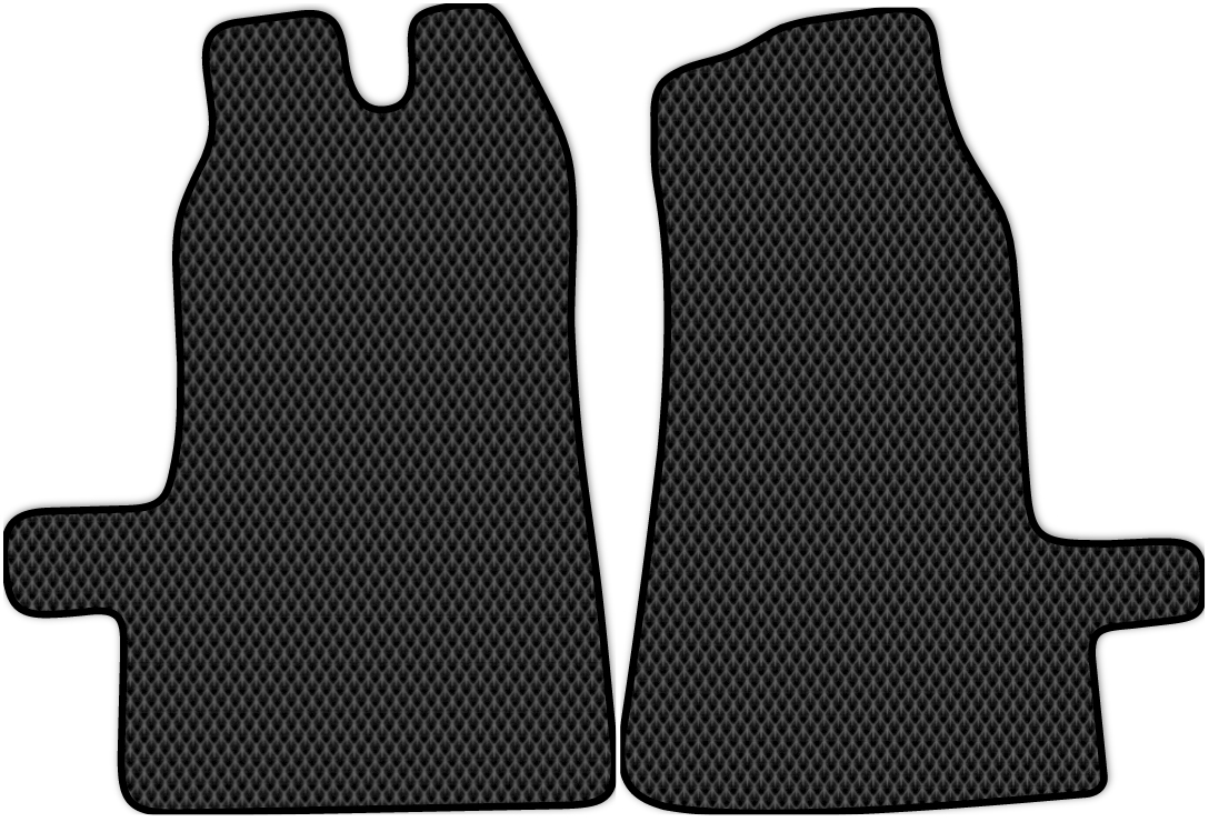 

Коврики ЭВА в салон для Ford Transit 6 2006 - 2014, 2 шт. черный, 2121-S2N-H