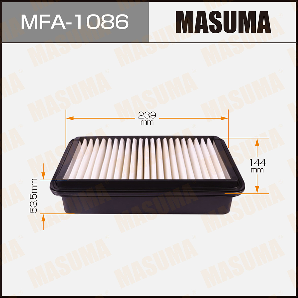 

Фильтр воздушный MASUMA MFA1086