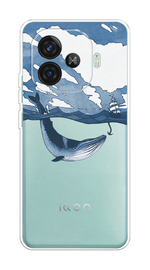 

Чехол на Vivo iQOO Z9 Большой кит, Синий, 2612150-1