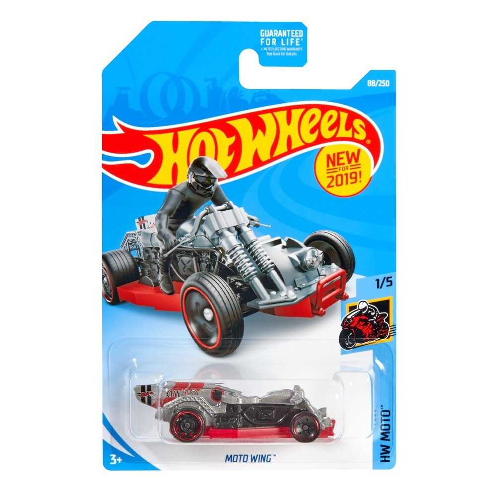 фото Машинка hot wheels коллекционная moto wing серый/красный fyf41