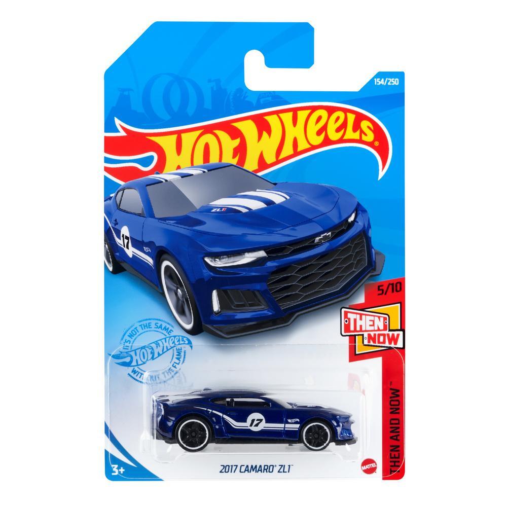 

Машинка Hot Wheels коллекционная 2017 CAMARO ZL1 синий/белый GTC76, GTC76