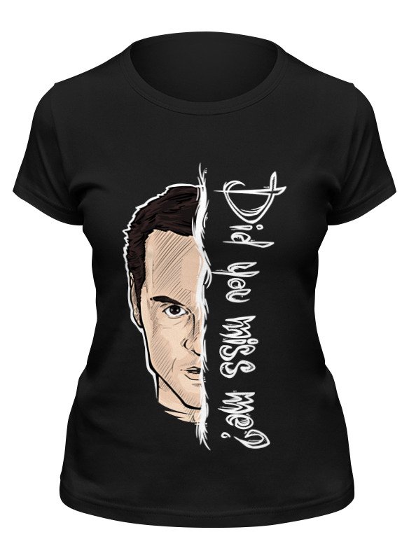 

Футболка женская Printio Мориарти (шерлок холмс) черная 2XL, Черный, Мориарти (шерлок холмс)