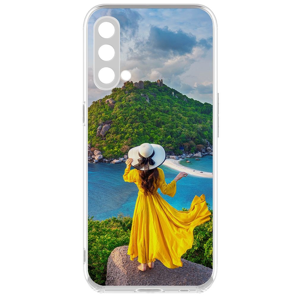 фото Чехол-накладка krutoff clear case платье летнее женское для oneplus nord ce 5g